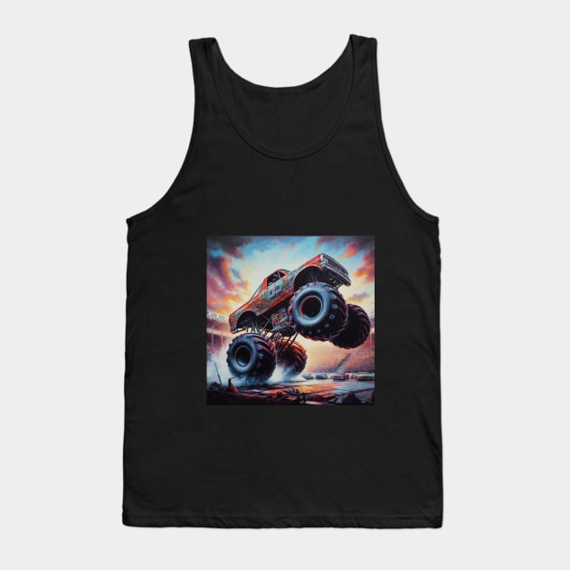 Monster Truck . Tank Top by Canadaman99